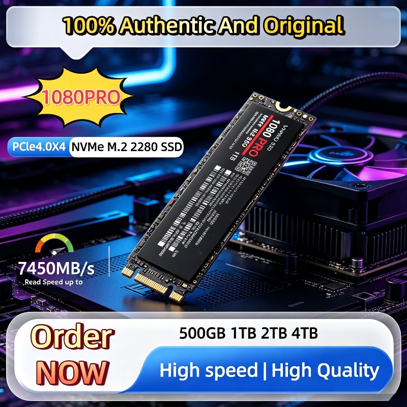 100% original 1080PRO PCIe 4.0 - M.2 Nvme 4Tb Pcie 4.0 Ssd recension och pris