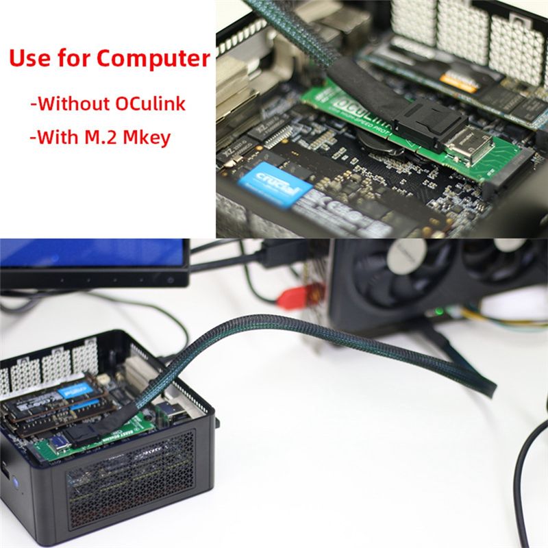 AY14 -M.2 MKEY To OCULINK Adap - External Gpu Dock Pcie 4.0 Oculink recension och pris