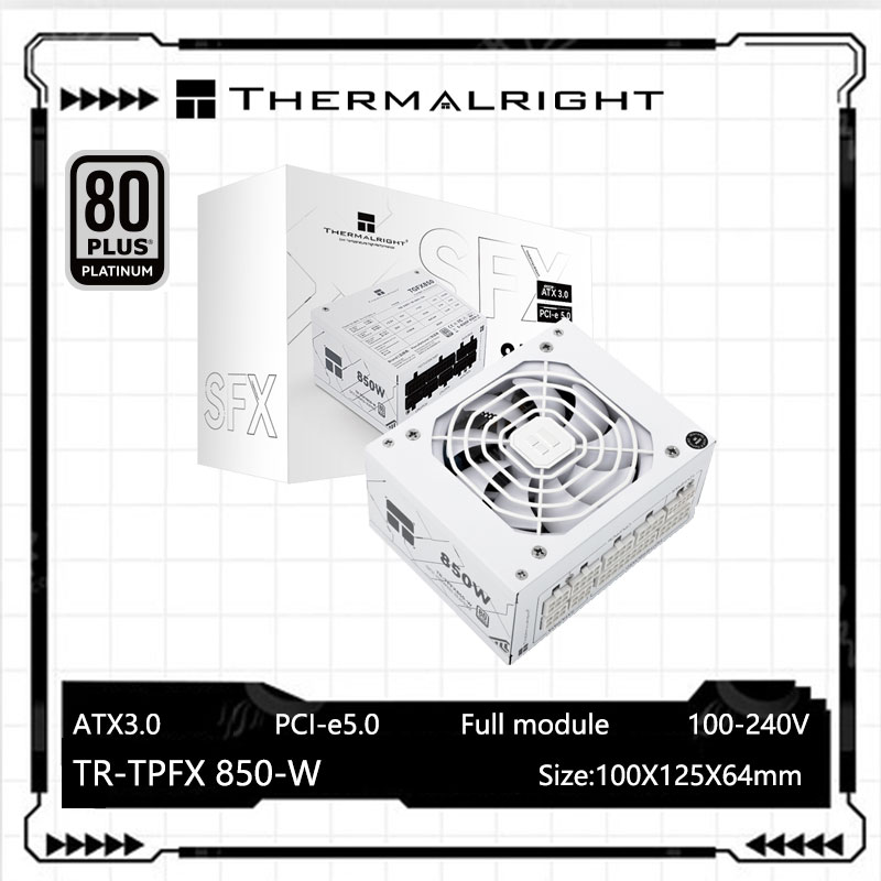 Thermalright TR-TPFX850 White  - Sfx Power Supply 850W Gold recension och pris