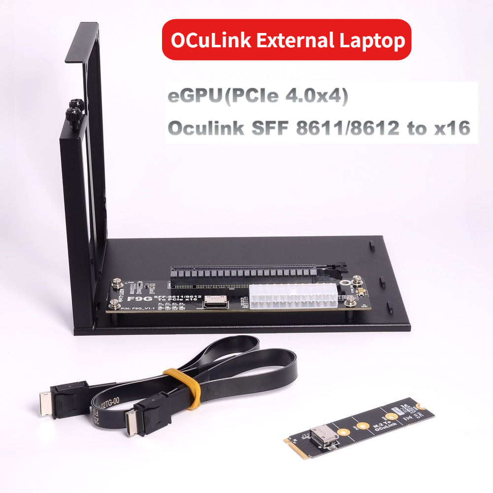 F9G-BK7 EGPU Oculink GPU Dock  - External Gpu Dock Pcie 4.0 Oculink recension och pris