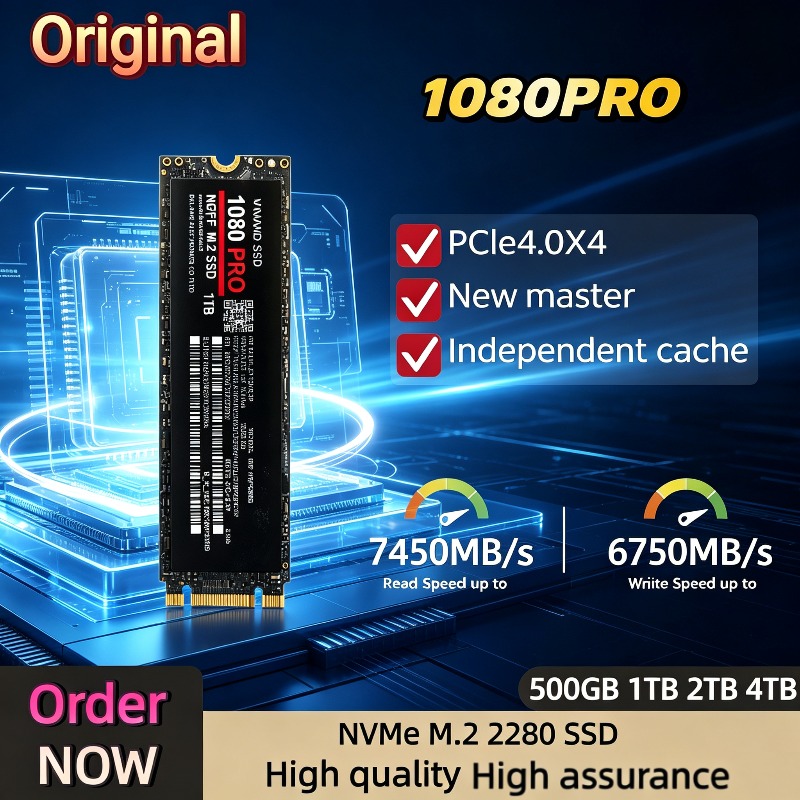 100% original 1080PRO PCIe 4.0 - M.2 Nvme 4Tb Pcie 4.0 Ssd recension och pris
